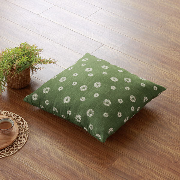 Floor Cushion Cover Shibori 2 YGR