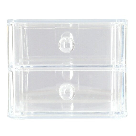 Acrylic Cosmetic Case W / Drawer Lucent S W18xD20xH15