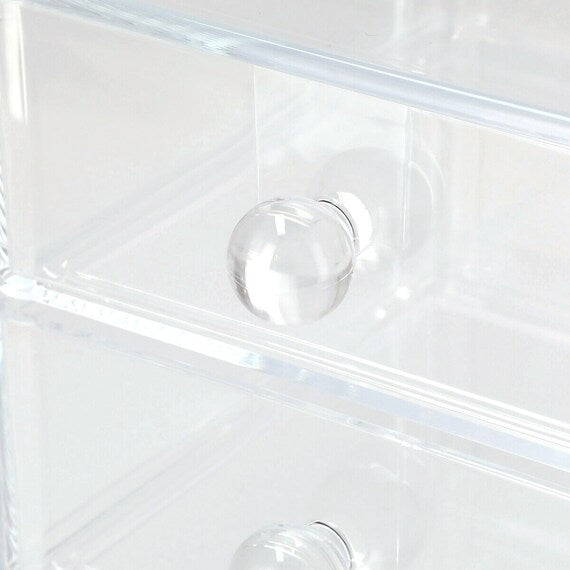 Acrylic Cosmetic Case W / Drawer Lucent S W18xD20xH15