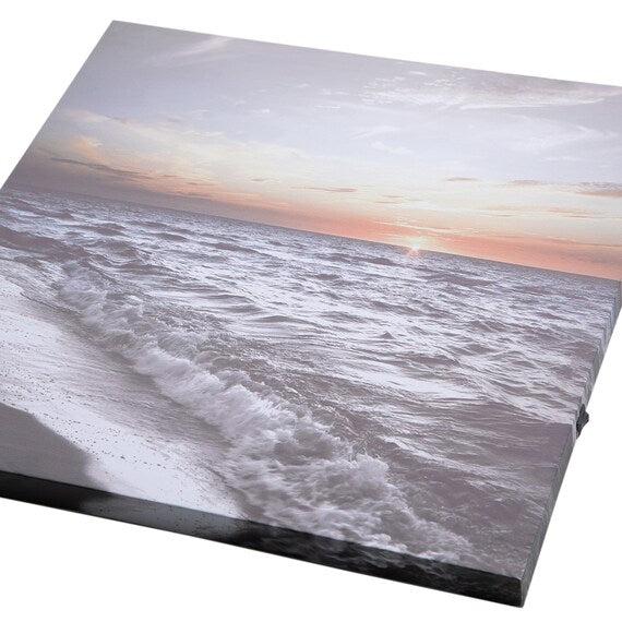 LED Canvas Poster Sunset 38x38