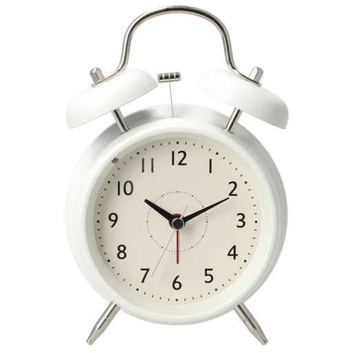 Twin Bell Alarm Table Clock IV W11.8D6.2H16.5