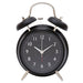 Twin Bell Alarm Table Clock BK W11.8D6.2H16.5