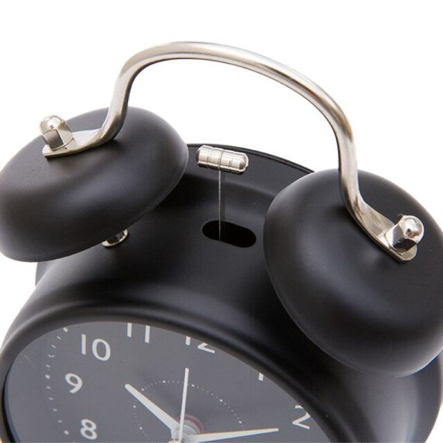 Twin Bell Alarm Table Clock BK W11.8D6.2H16.5