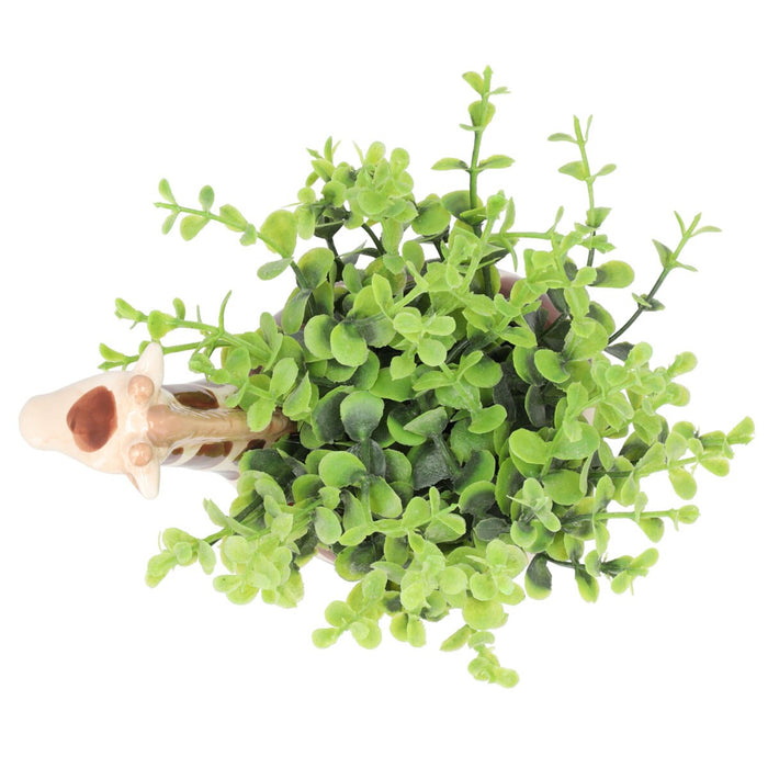 Oregano In Animal Pot Giraffe