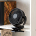 Clip Fan USB Or Battery Operated BK TF28S