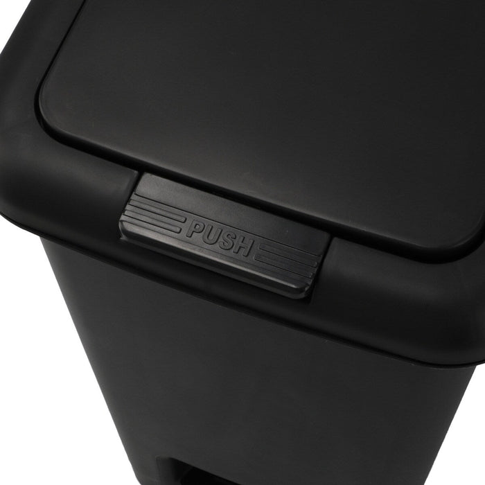 Antibacterial and Deodorant Step/Push Dustbin 10L BK