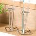 Stainless Wire Tooth Brush Holder Double