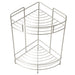 Wire Bath Rack 2 Tier Corner FB3002 W19.5D19.5H36.5