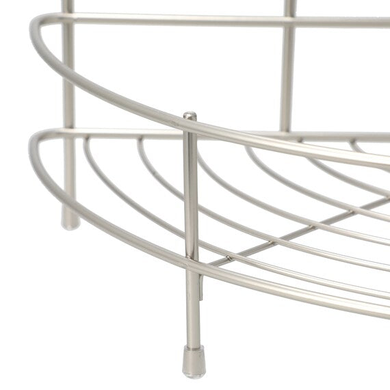 Wire Bath Rack 2 Tier Corner FB3002 W19.5D19.5H36.5