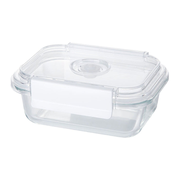 Heat Resistant Glass Vacuum Storage Container 650ML Rectangular