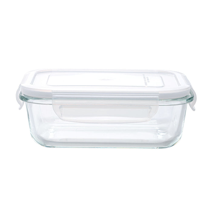 Heat Resistant Glass Storage Container 650ML Rectangular