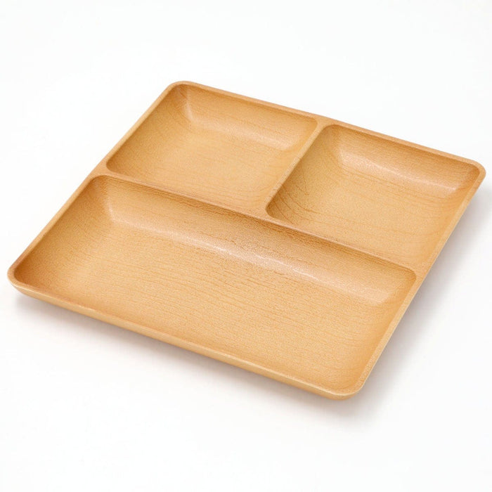 Water Repellent 24CM Lunch Plate Wood Like NA