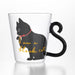 Glass Mug Black 319139-1