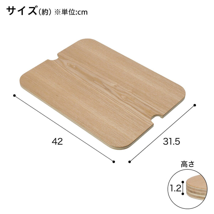 Non-Slip Wood Tray For Steel Wagon Trolley