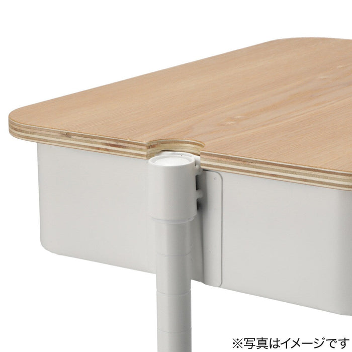 Non-Slip Wood Tray For Steel Wagon Trolley